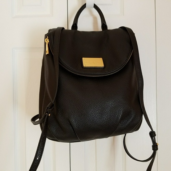 marc jacobs classic leather backpack
